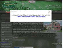 Tablet Screenshot of enviform.cz